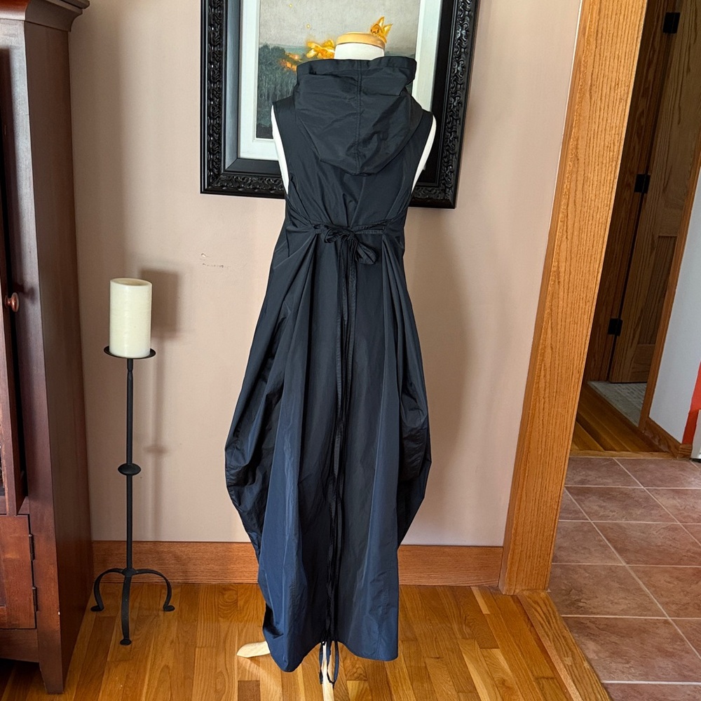 Igor Black Hooded Okinawa Sleeveless Dress small - Picture 3 of 5
